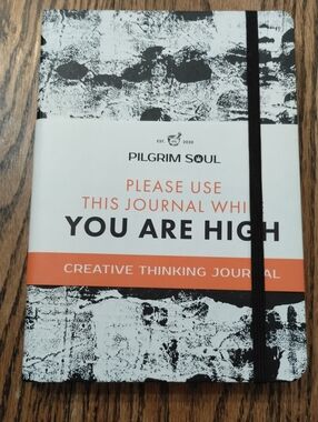 Pilgrim Creative Thinking Journal - Black, White, Orange